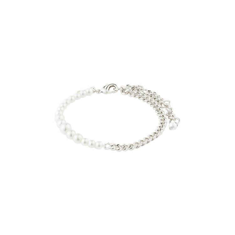 Pilgrim RELANDO Perlenarmband versilbert Zeitlich begrenztes Angebot