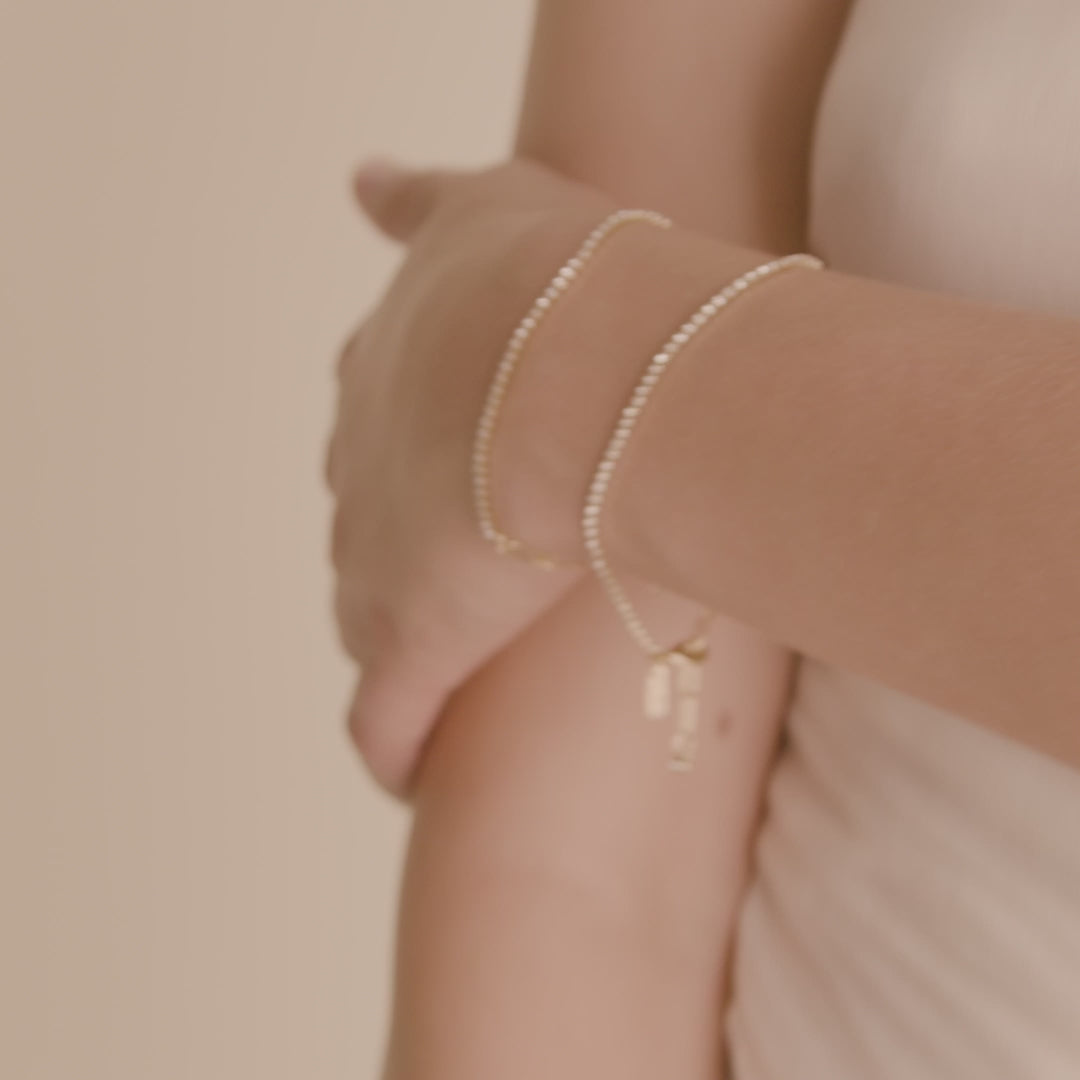 Pilgrim ROWAN Kristallarmband, 2-in-1, vergoldet Räumungsverkauf