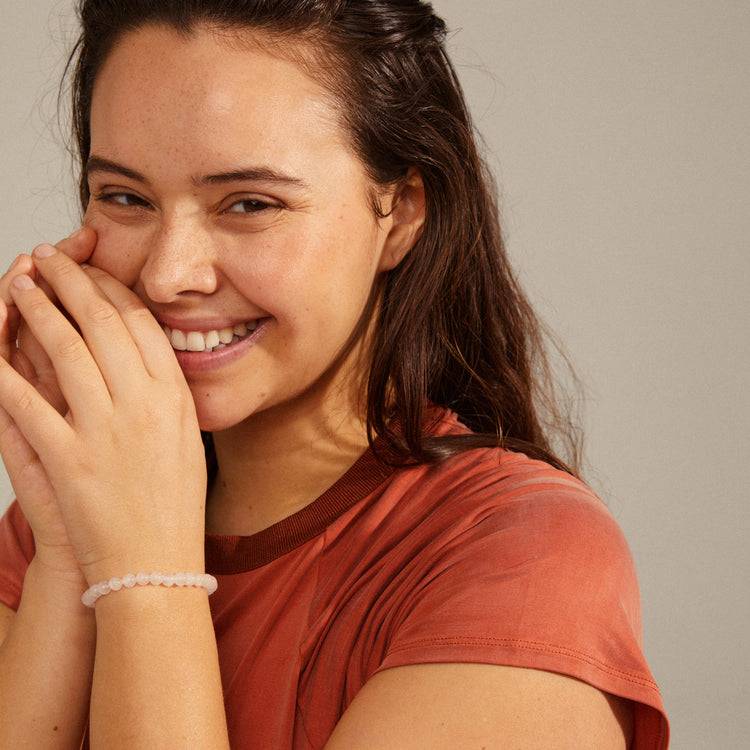 Pilgrim HEILSTEINE Armband mit Rosenquarz Bis zu 55% Rabatt