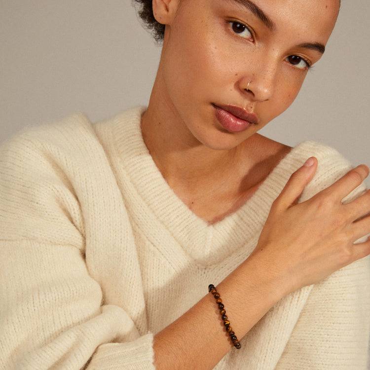 Pilgrim HEILSTEINE Armband mit Tigerauge Discount Store für neue Produkte