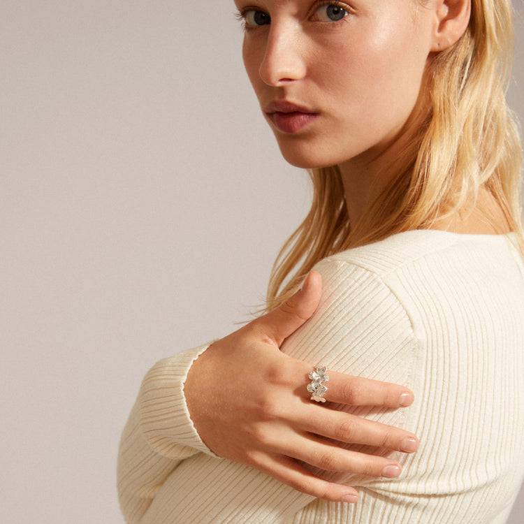 Pilgrim ECHO recycelter Ring versilbert Verkauf