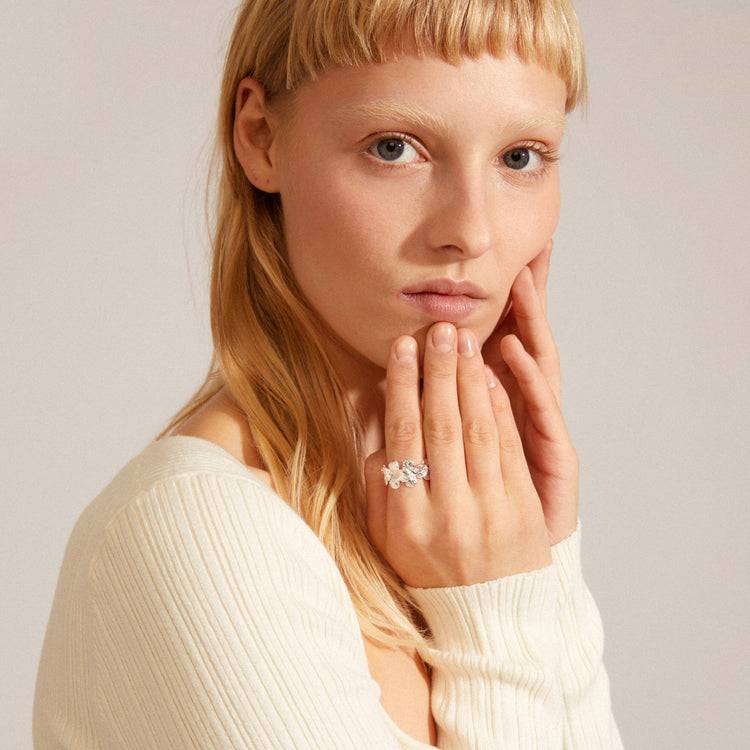 Pilgrim ECHO recycelter Ring versilbert Verkauf