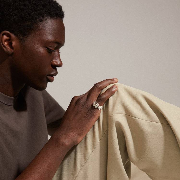 Pilgrim ECHO recycelter Ring versilbert Verkauf