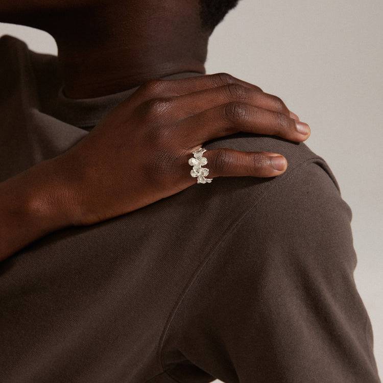 Pilgrim ECHO recycelter Ring versilbert Verkauf