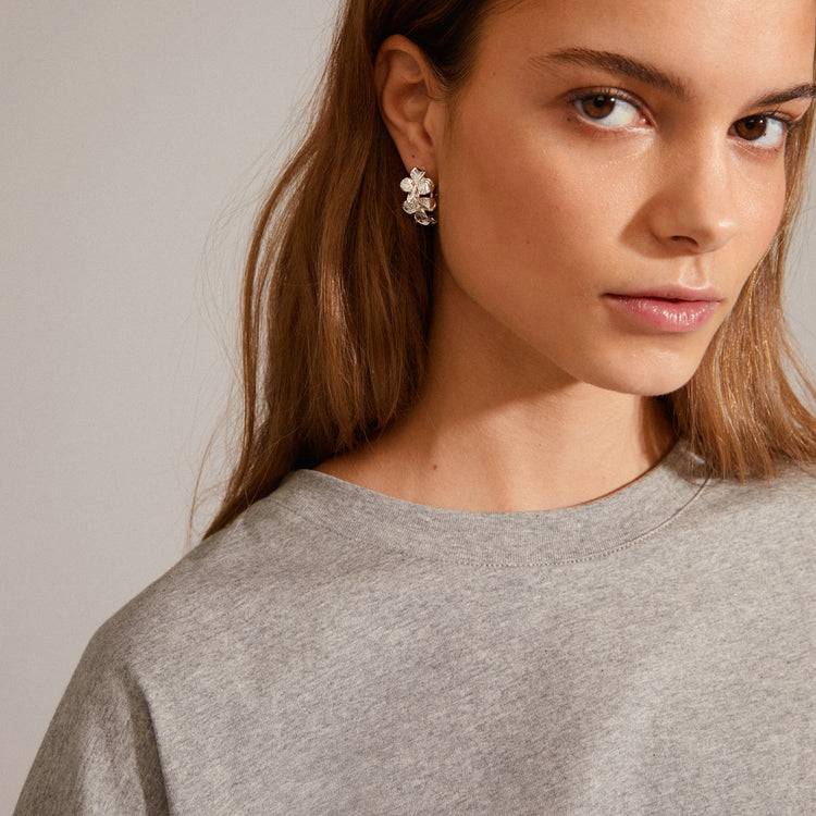 Pilgrim ECHO recycelte Creolen versilbert Angebote