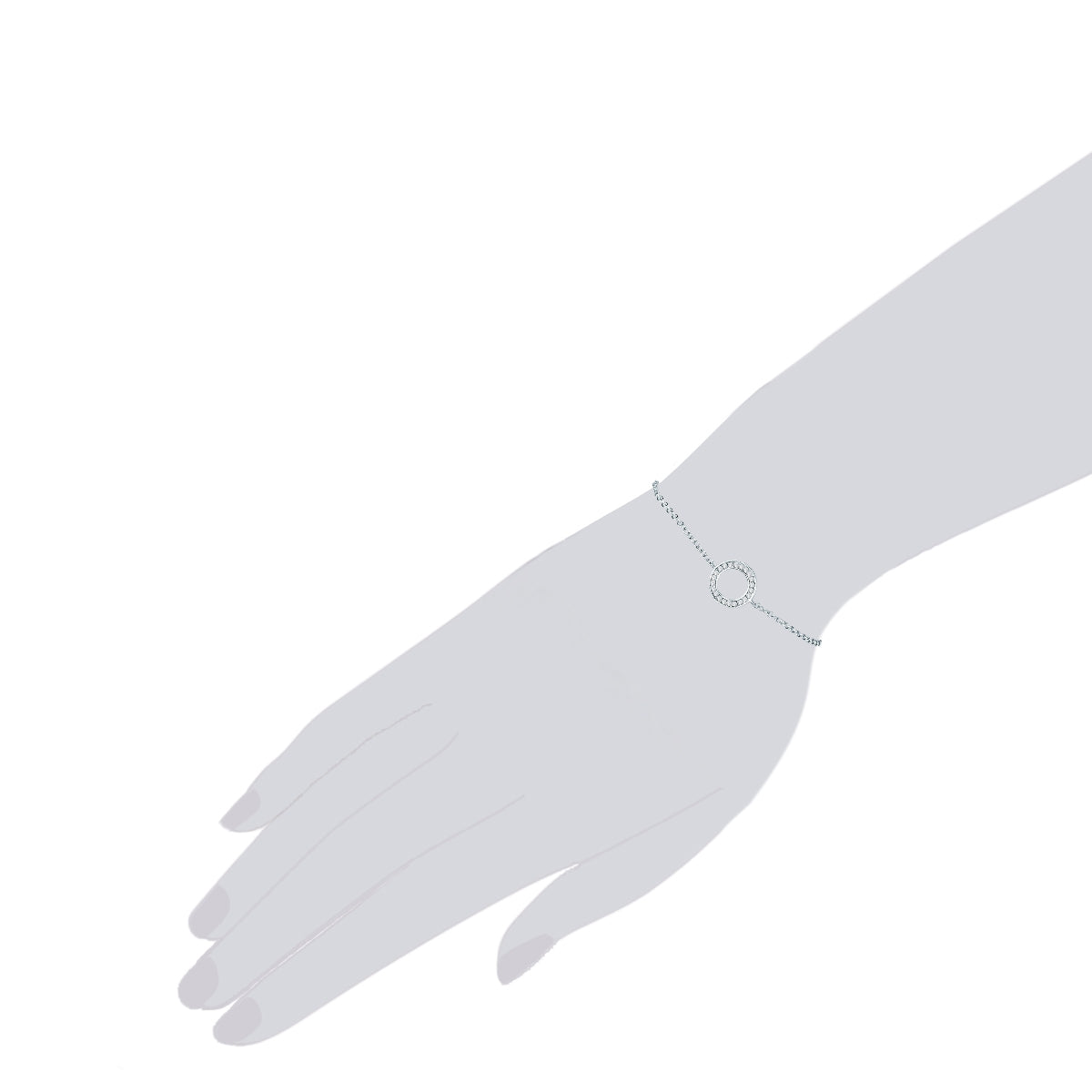 Rafaela Donata Armband Sterling Silber verziert mit Kristallen von Swarovski® weiß Riesige Rabatte