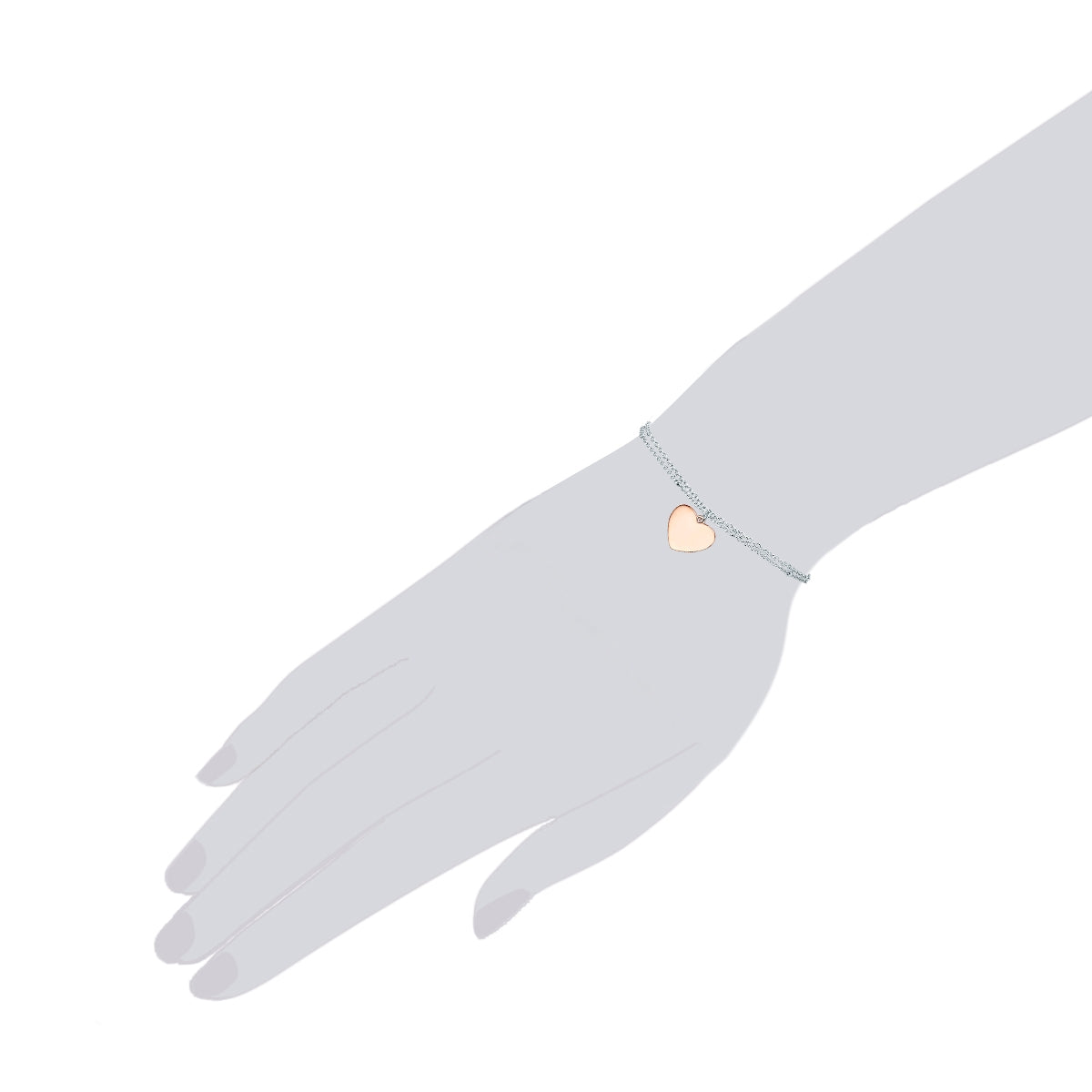 Rafaela Donata Armband Sterling Silber bi-Color Speichern exportieren