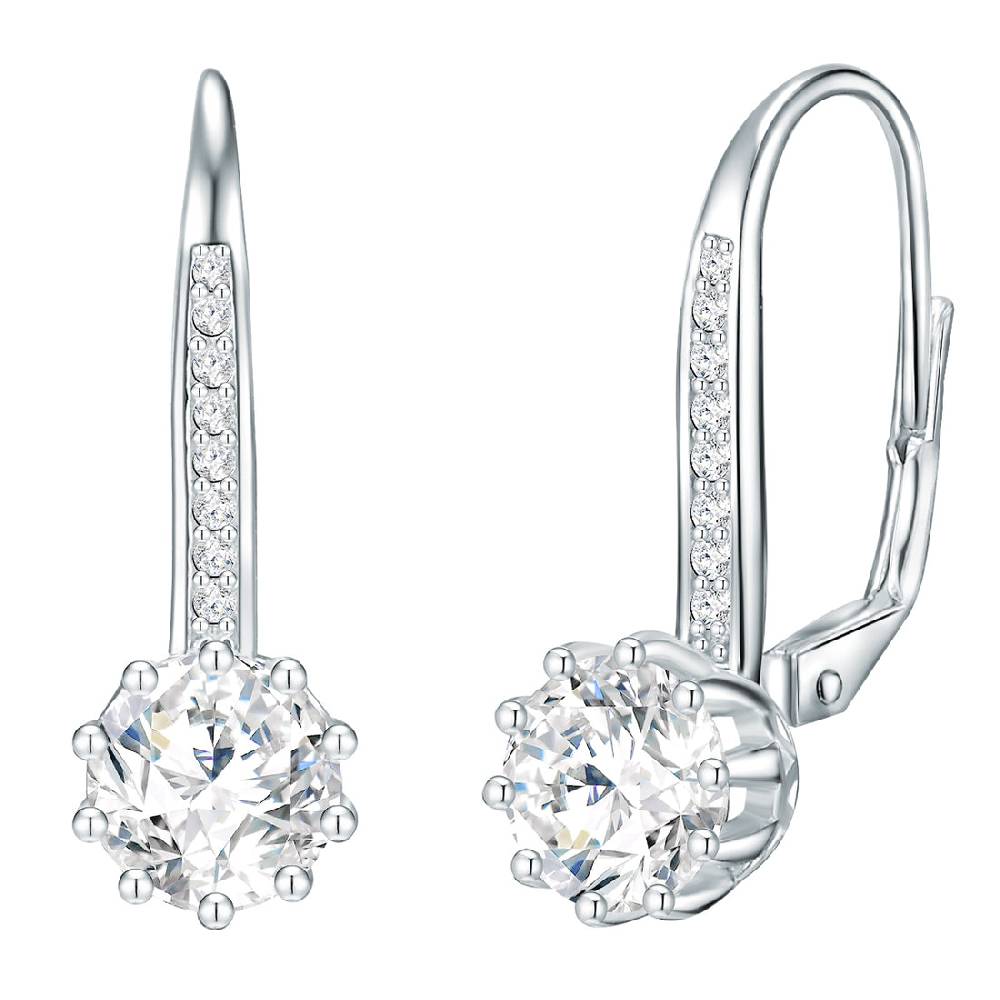 Rafaela Donata Ohrhänger Sterling Silber Zirkonia weiß Sonderangebot