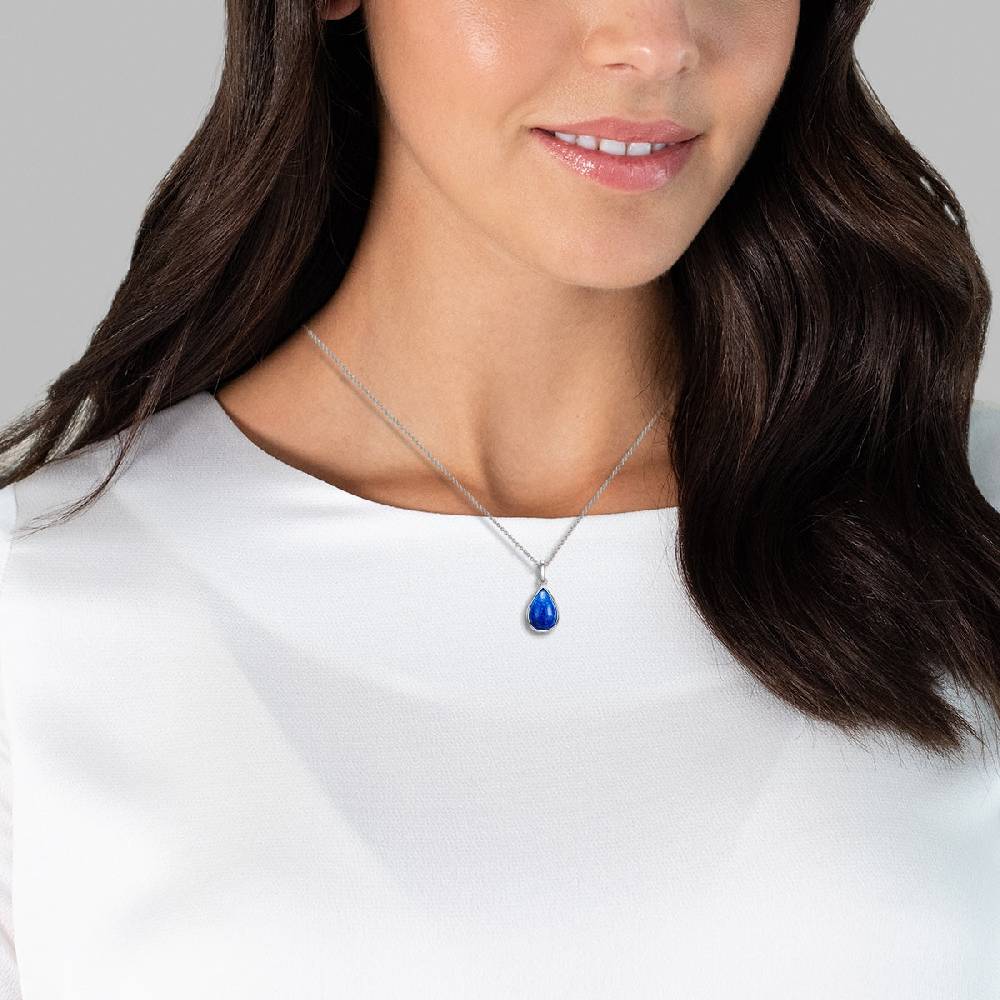 Rafaela Donata Kette mit Anhänger Sterling Silber Lapislazuli Jubiläumsangebot