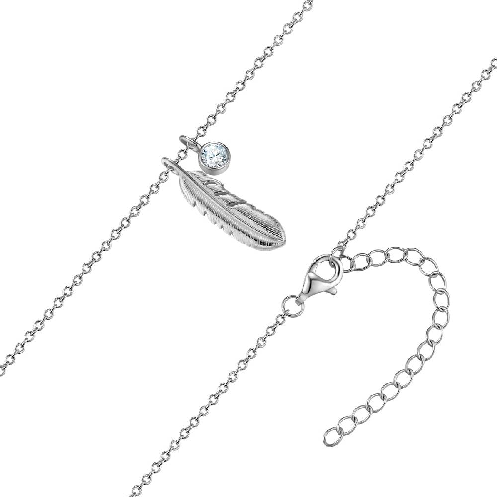 Rafaela Donata Kette mit Anhänger Sterling Silber Zirkonia weiß Zeitlich begrenztes Angebot