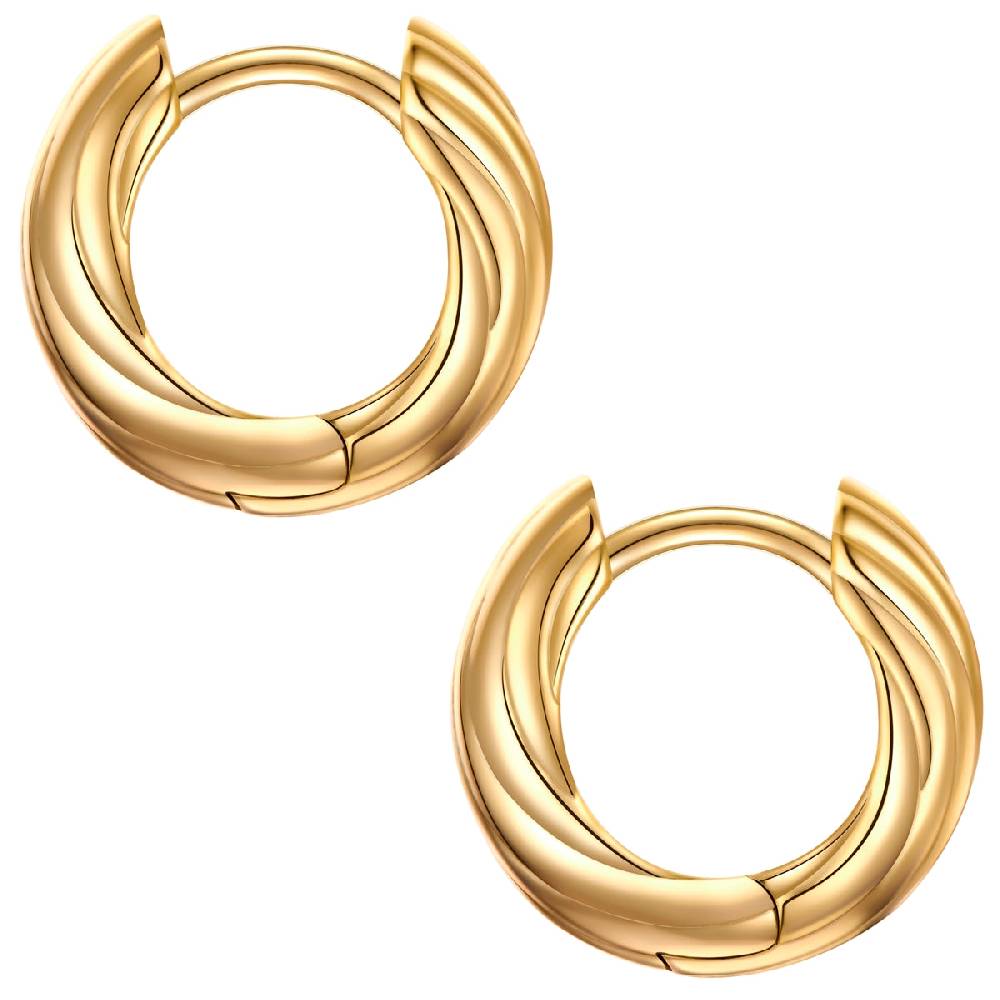 Rafaela Donata Creolen Sterling Silber gelbgold Neueste Stile