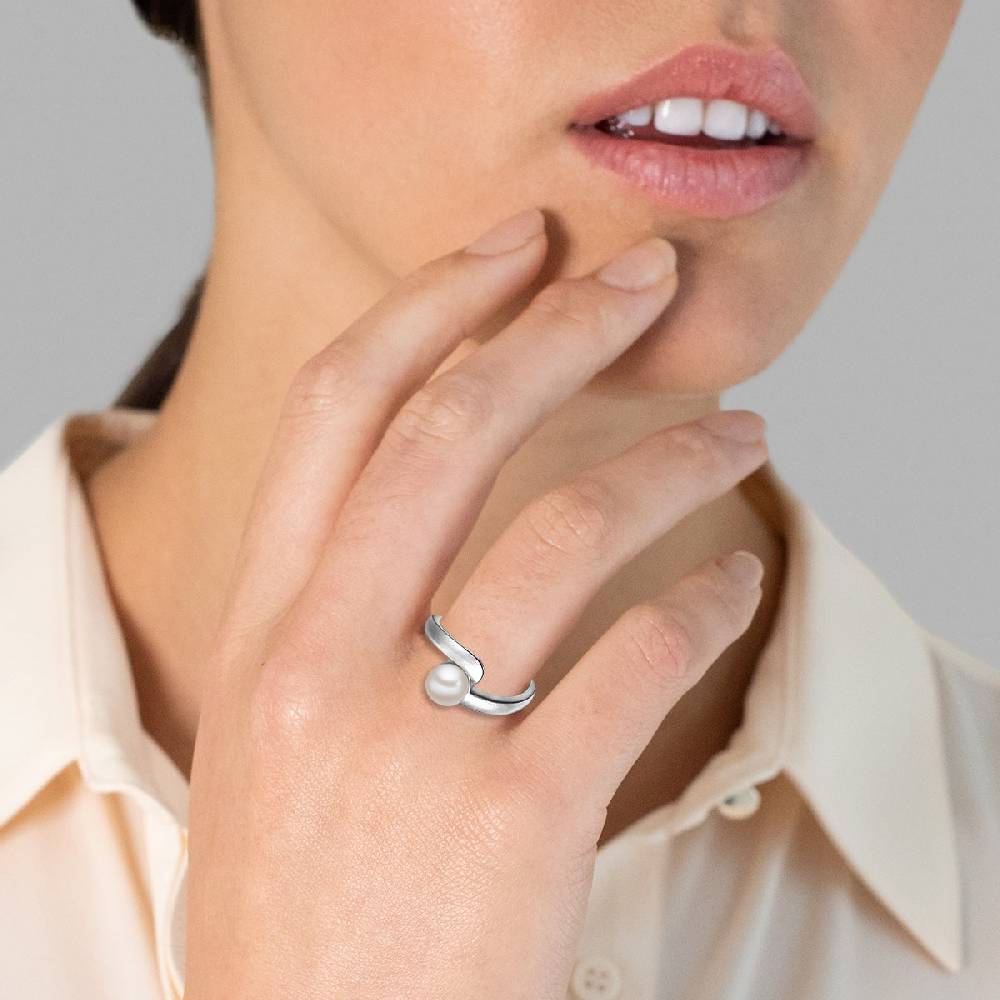 Rafaela Donata Ring Sterling Silber Süßwasser-Zuchtperle weiß Bis zu 65% Rabatt