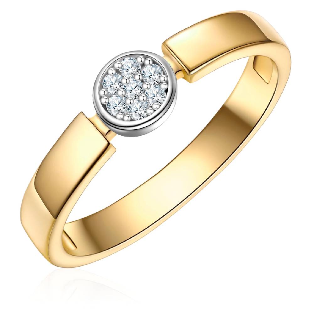 Rafaela Donata Ring Sterling Silber bicolor Zirkonia weiß Discount Store für neue Produkte