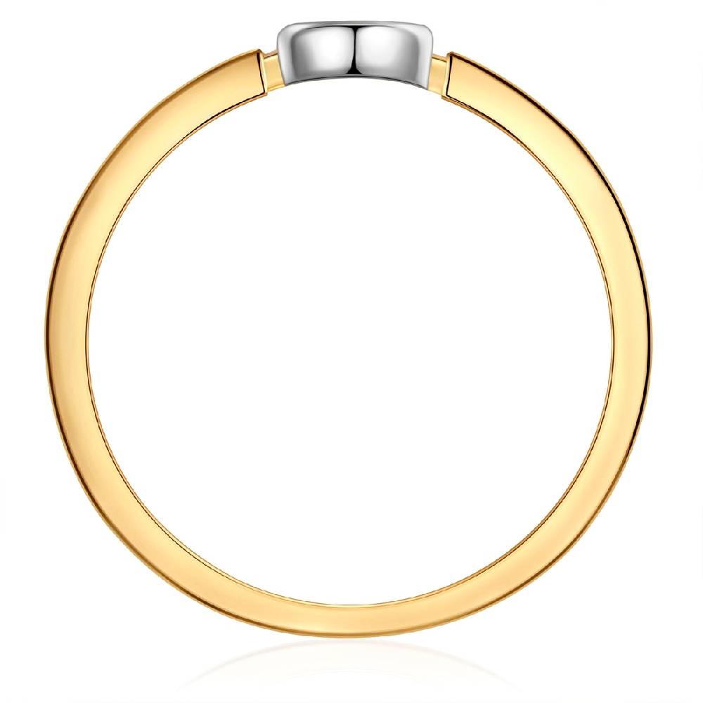 Rafaela Donata Ring Sterling Silber bicolor Zirkonia weiß Discount Store für neue Produkte