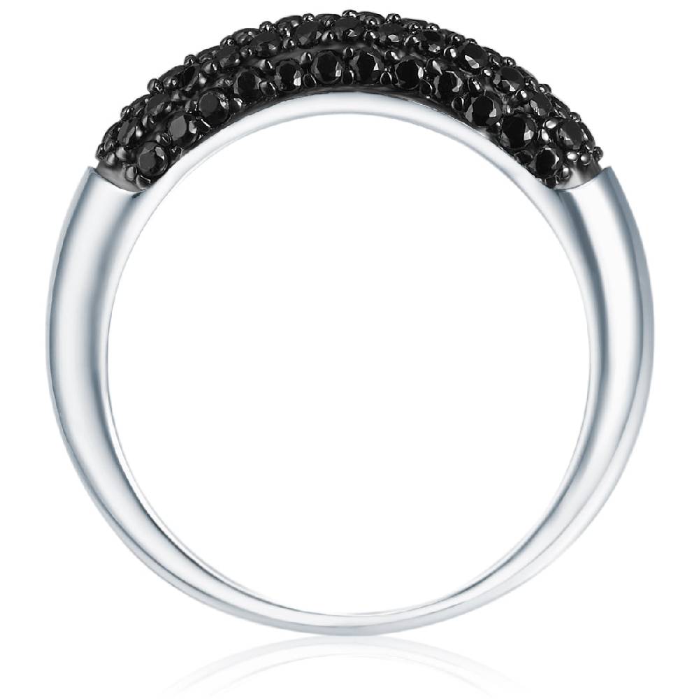 Rafaela Donata Ring Sterling Silber Zirkonia schwarz 50% Rabatt mit kostenlosem Versand