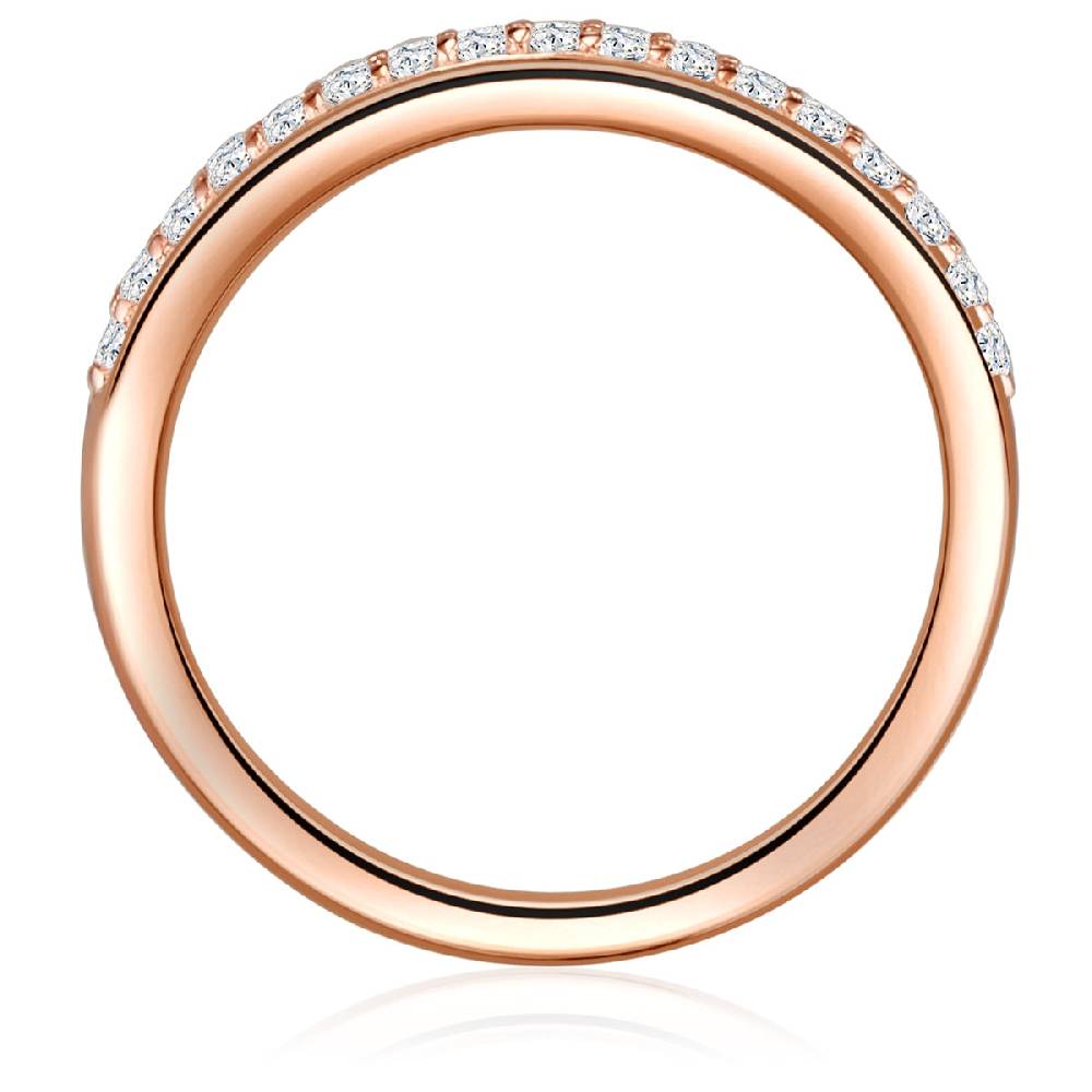 Rafaela Donata Ring Sterling Silber roségold Zirkonia weiß Kostenloser Versand international