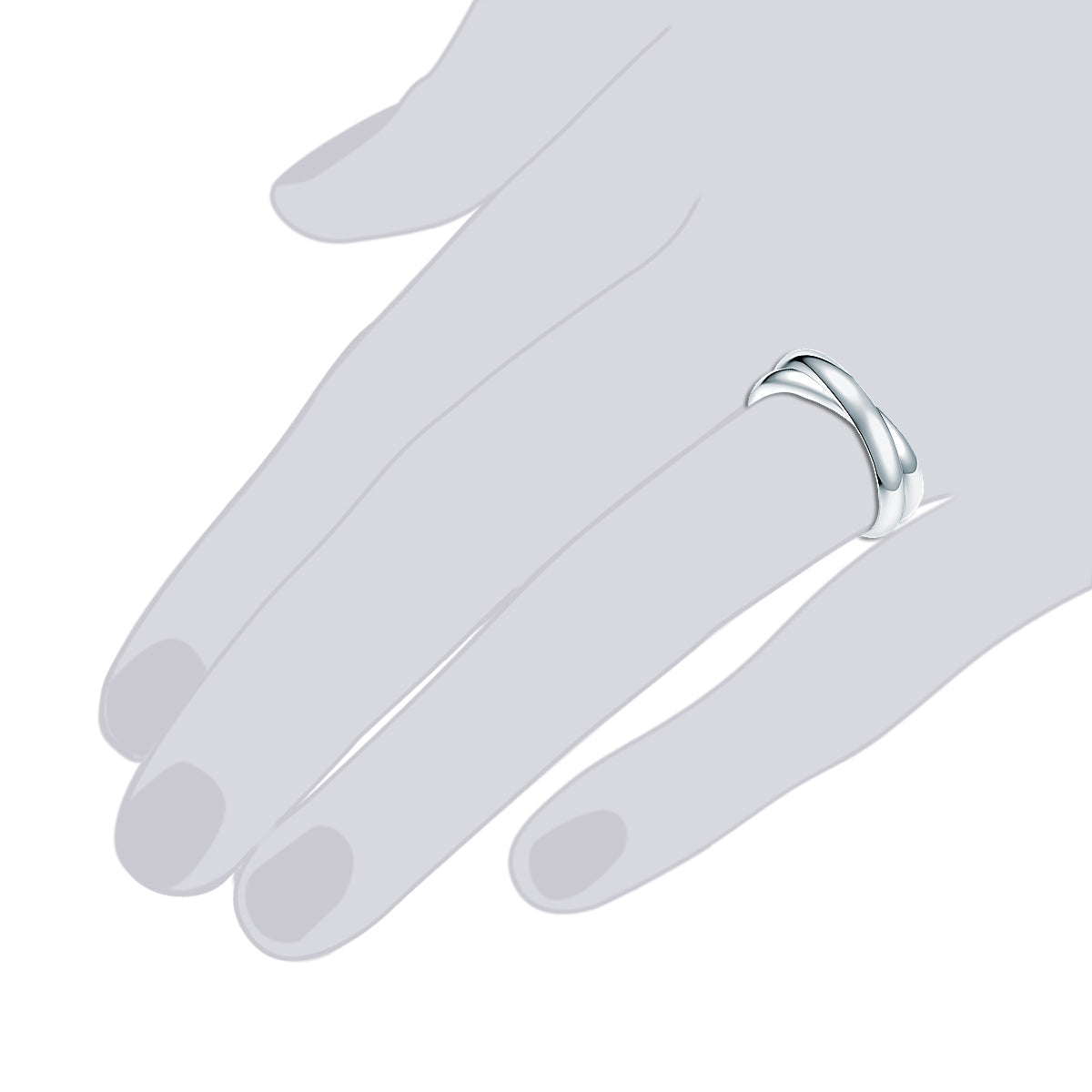 Rafaela Donata Ring Sterling Silber zollfrei