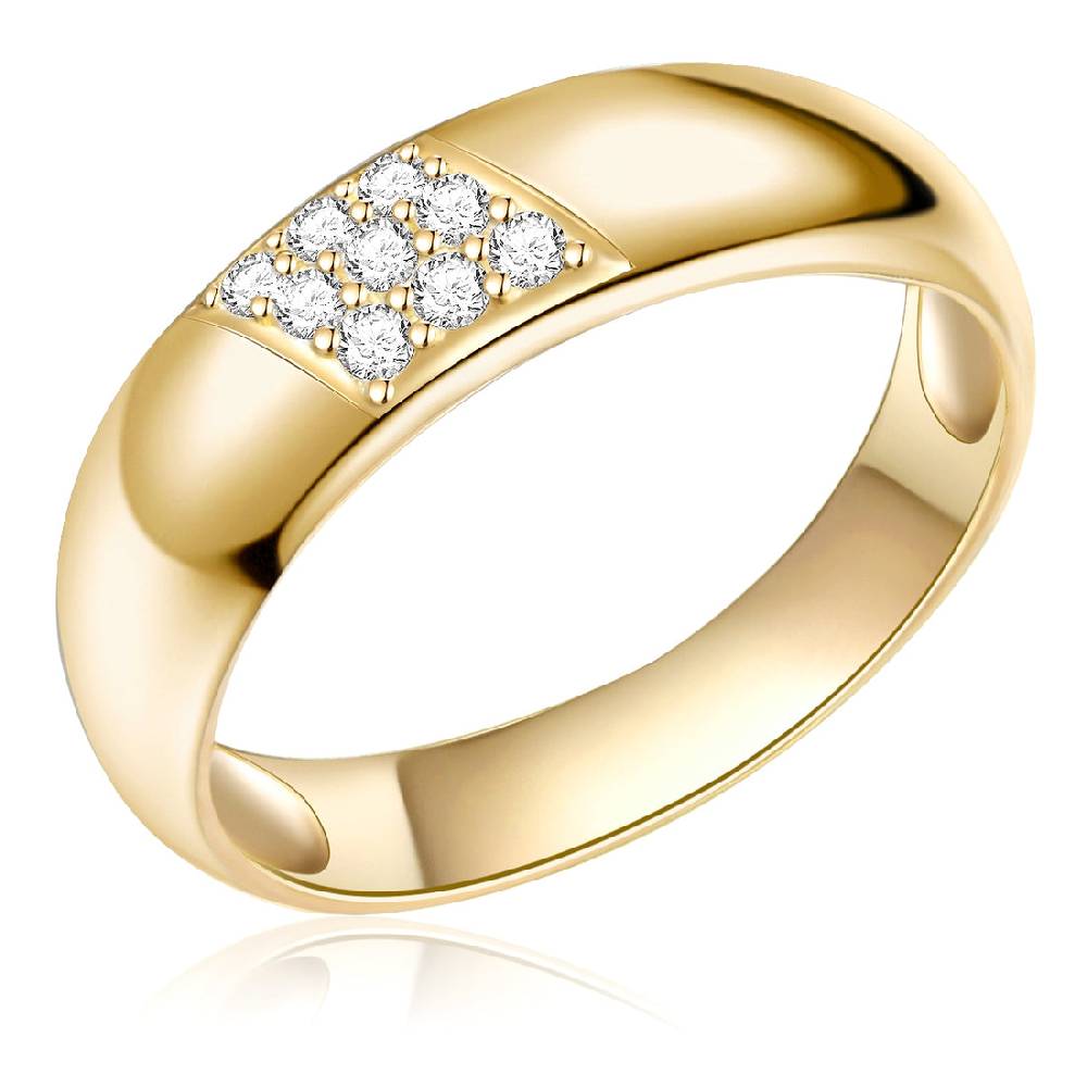 Rafaela Donata Ring Sterling Silber gelbgold Zirkonia weiß Rabatte dieses Monats
