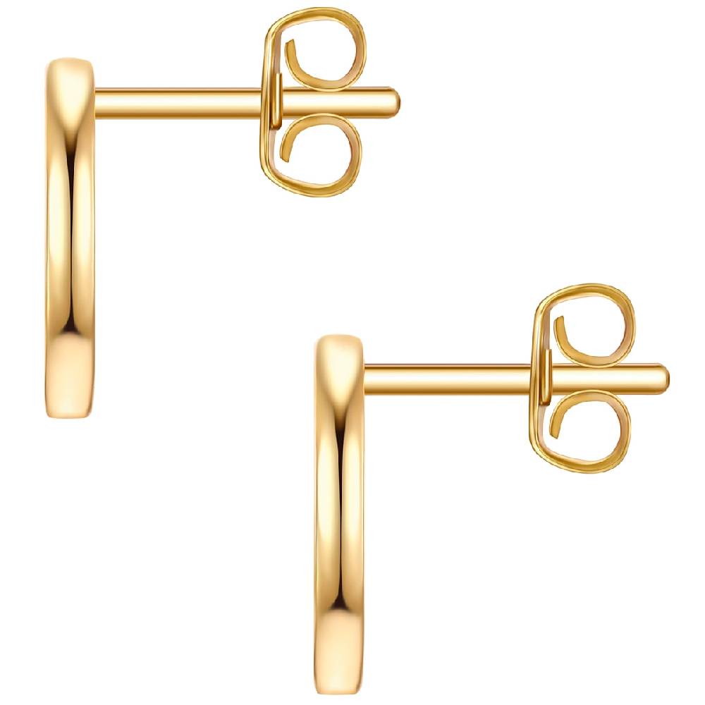 Rafaela Donata Ohrstecker Sterling Silber gelbgold Zirkonia weiß Begrenztes Angebot