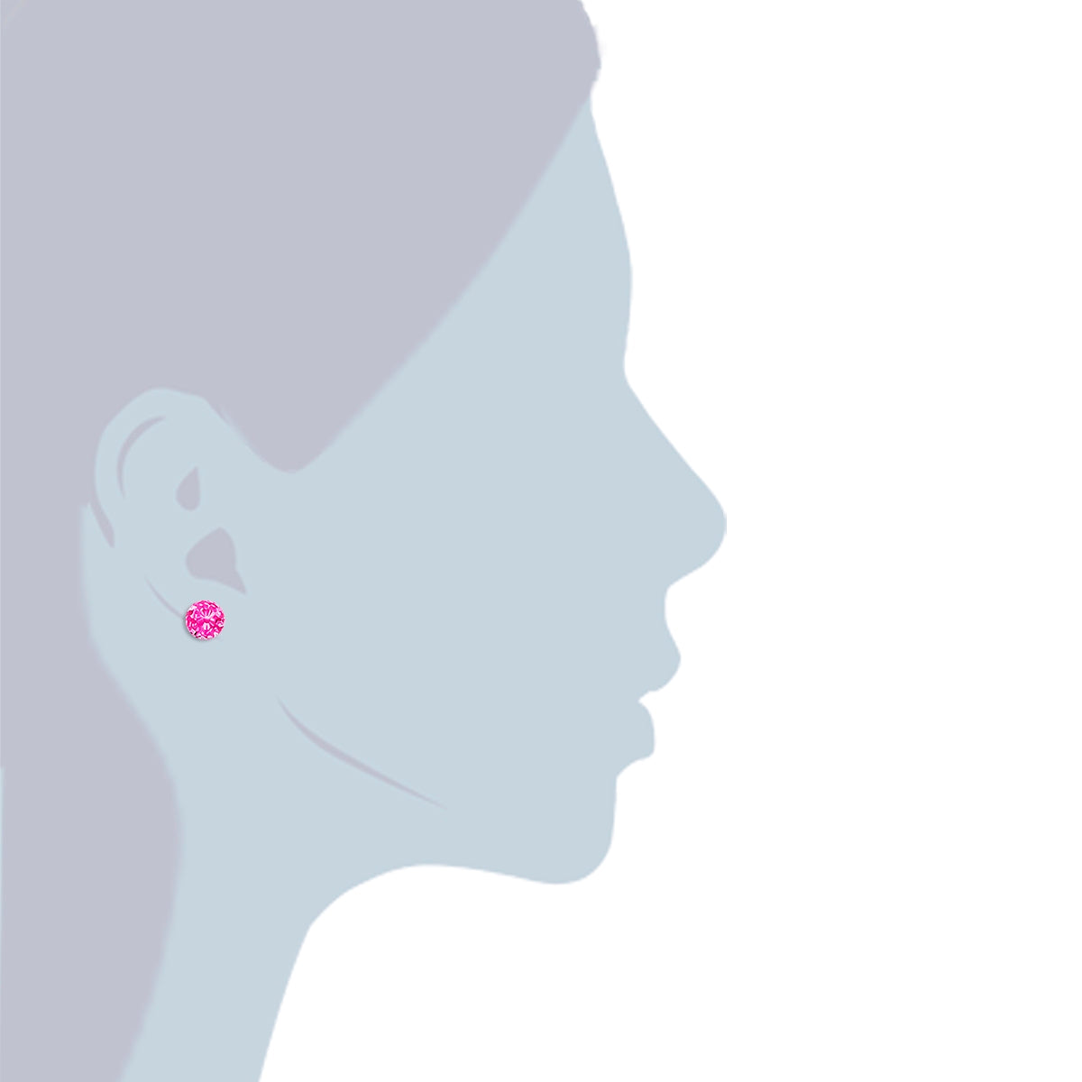 Rafaela Donata Ohrstecker Sterling Silber verziert mit Kristallen von Swarovski® rosa Muttertagsangebot