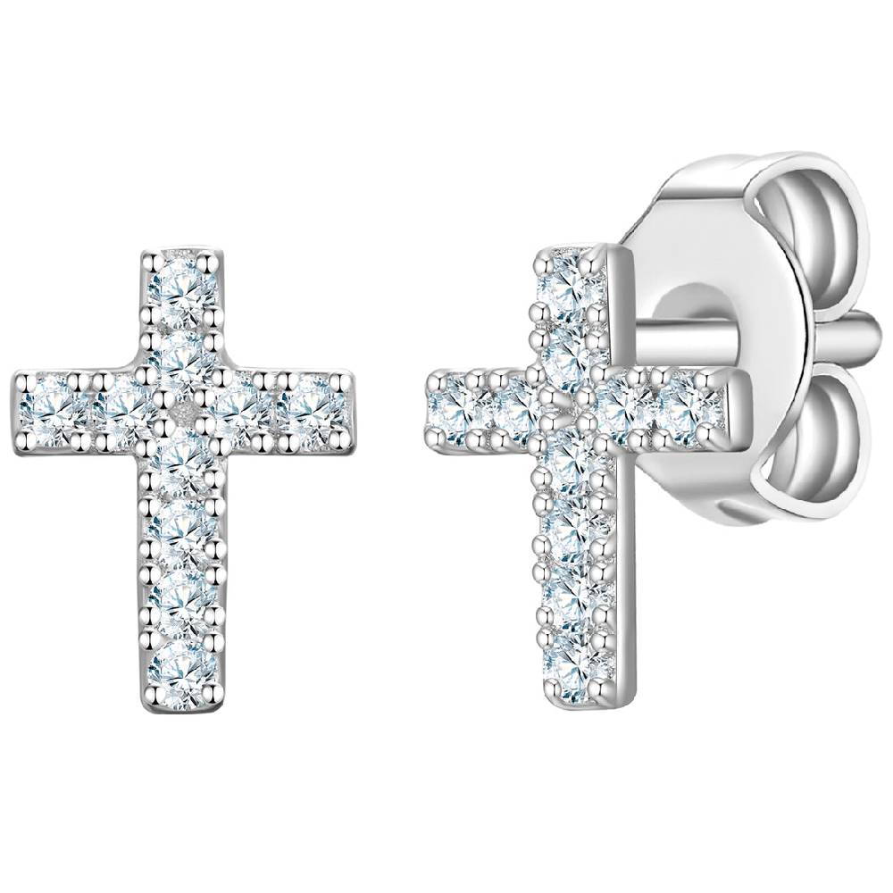 Rafaela Donata Ohrstecker Sterling Silber Zirkonia weiß Bestseller