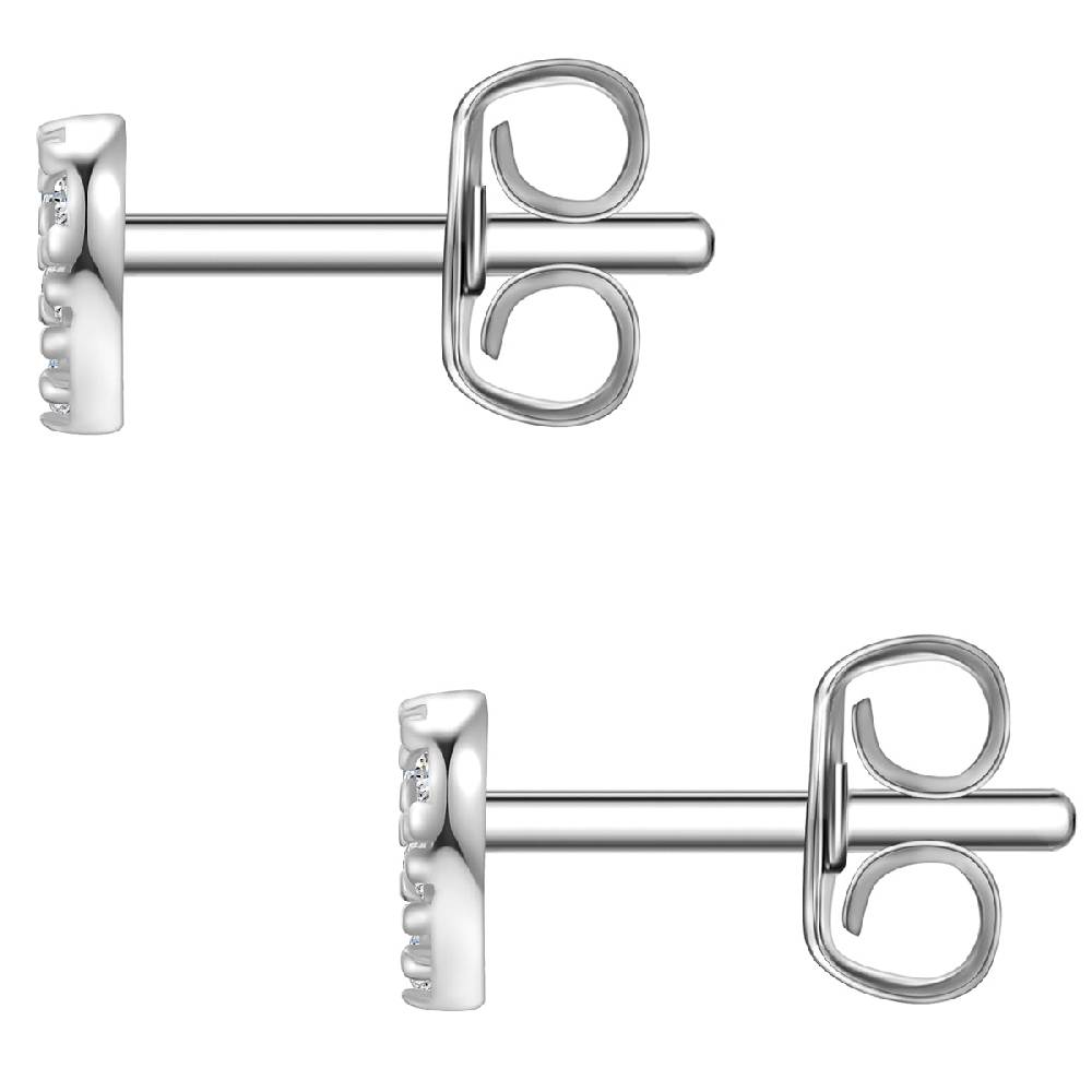 Rafaela Donata Ohrstecker Sterling Silber Zirkonia weiß Super Sparpreis