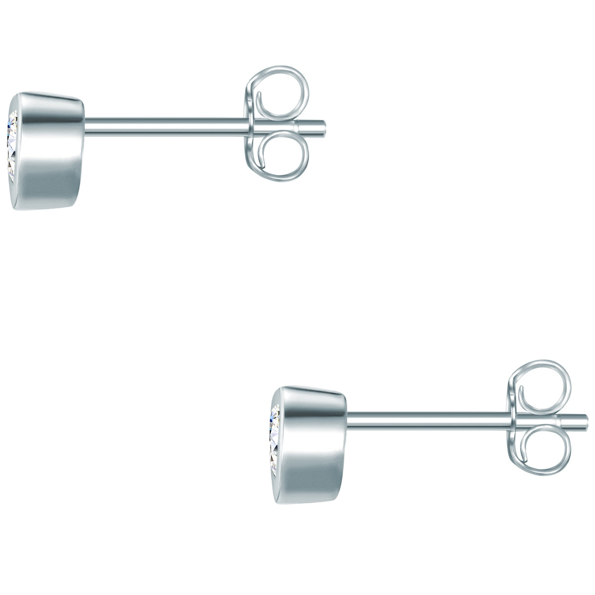 Rafaela Donata Ohrstecker Sterling Silber Zirkonia weiß Letzte 2 Tage