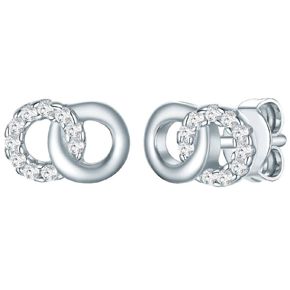 Rafaela Donata Ohrstecker Sterling Silber Zirkonia weiß Bis zu 60% Rabatt