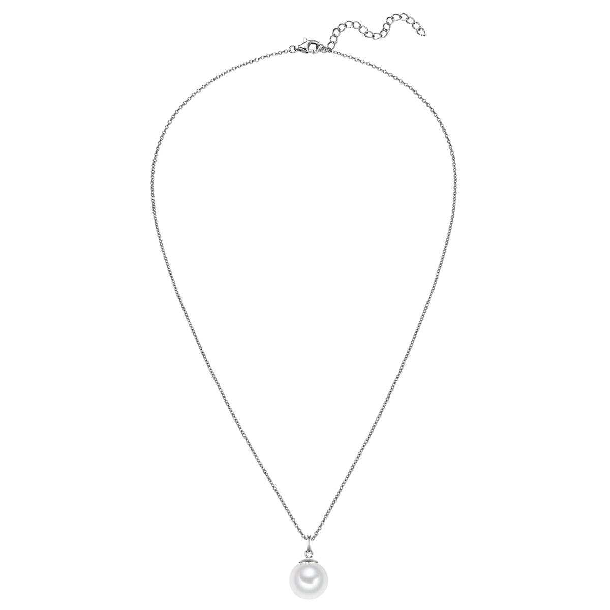 Rafaela Donata Kette mit Anhänger Sterling Silber Muschelkernperle weiß Nur für heute