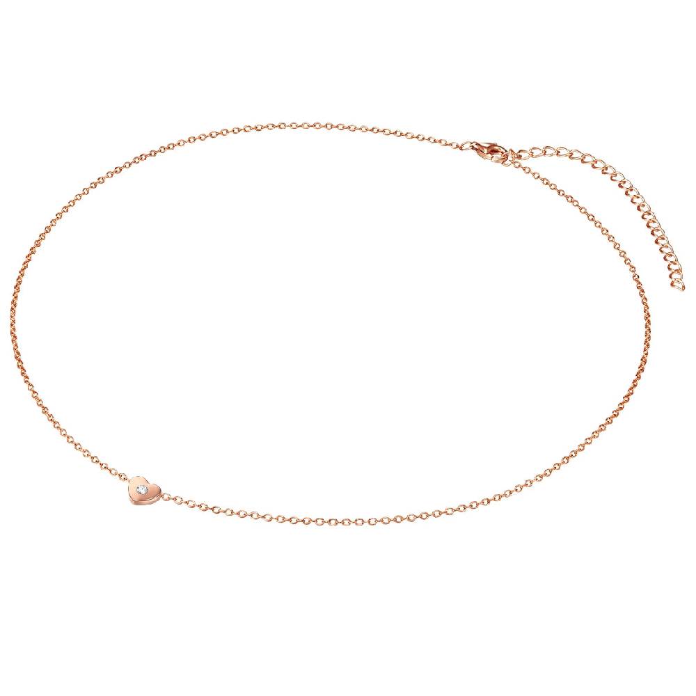 Rafaela Donata Kette mit Anhänger Sterling Silber roségold Zirkonia weiß 50% Rabatt für begrenzte Zeit