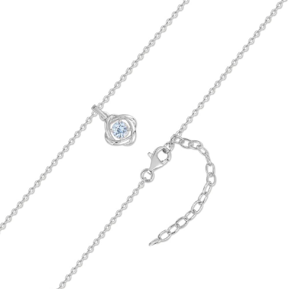 Rafaela Donata Kette mit Anhänger Sterling Silber Spinell (synth.) blau Blitzverkäufe