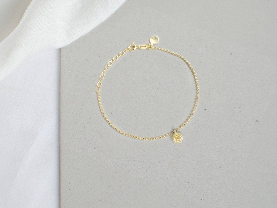 Renna Deluxe Kugel Armband mit HUND Anhänger Gold Bis zu 60% Rabatt