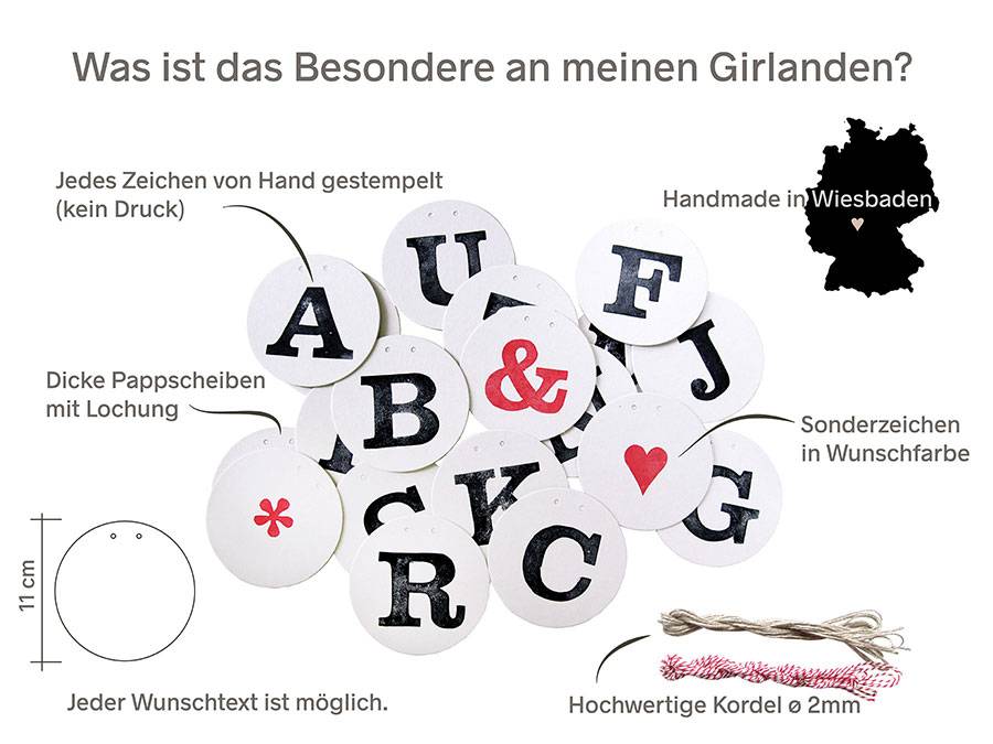 Renna Deluxe THANK YOU Girlande Hochzeitsgirlande JETZT KAUFEN