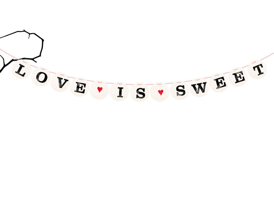 Renna Deluxe LOVE IS SWEET Girlande Letzte 2 Tage