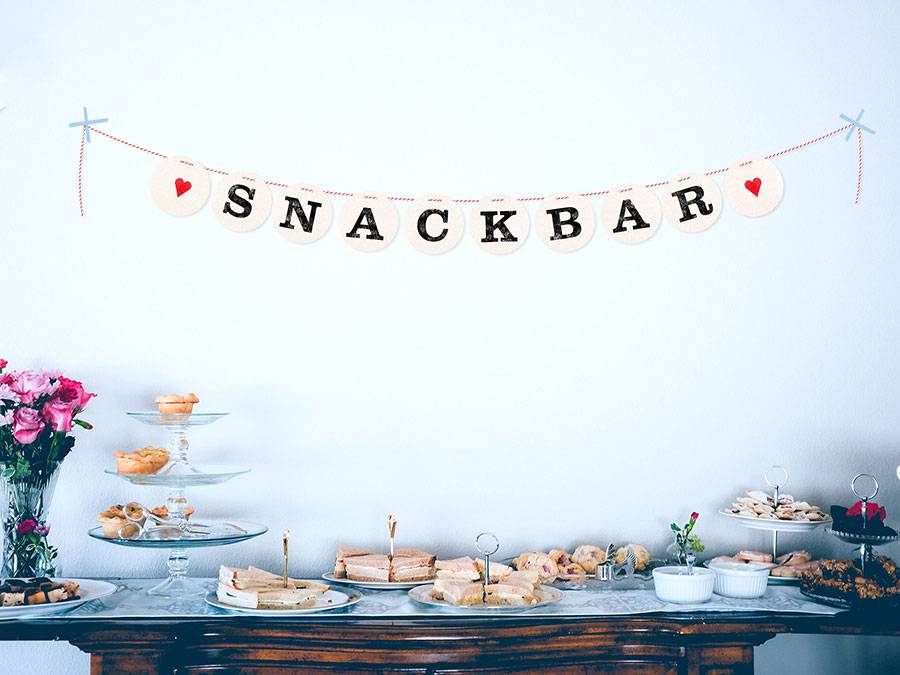 Renna Deluxe SNACKBAR Girlande Discount Store für neue Produkte