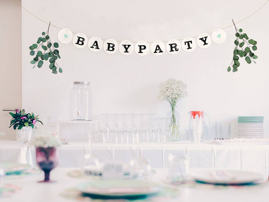Renna Deluxe BABYPARTY Girlande Super Rabatt
