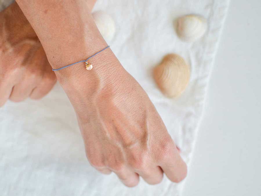 Renna Deluxe MUSCHEL Armband Gold Fabrikladen
