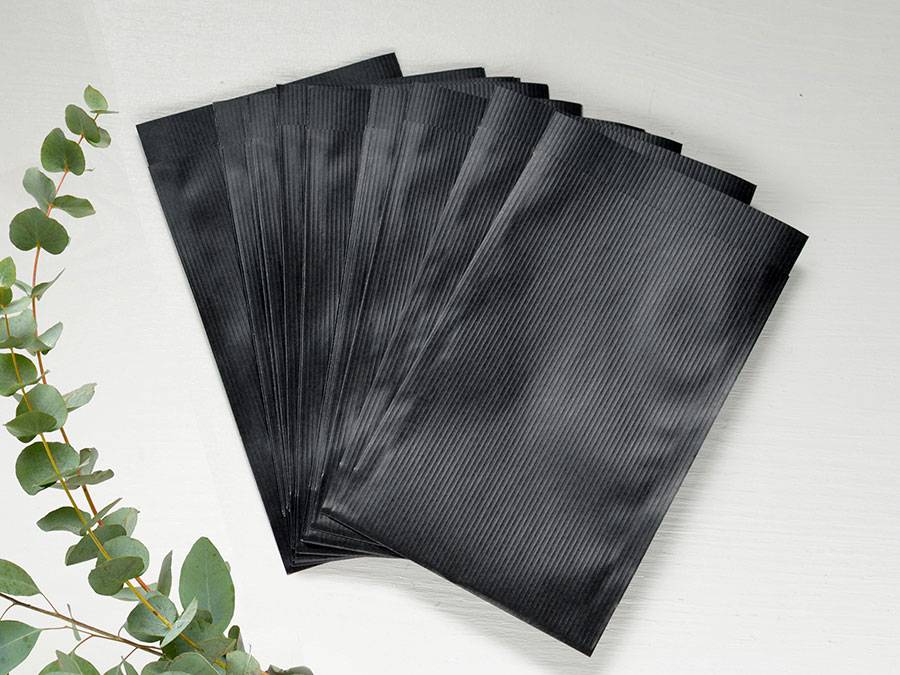 Renna Deluxe Papiertüten Schwarz Begrenzt auf 3 Tage