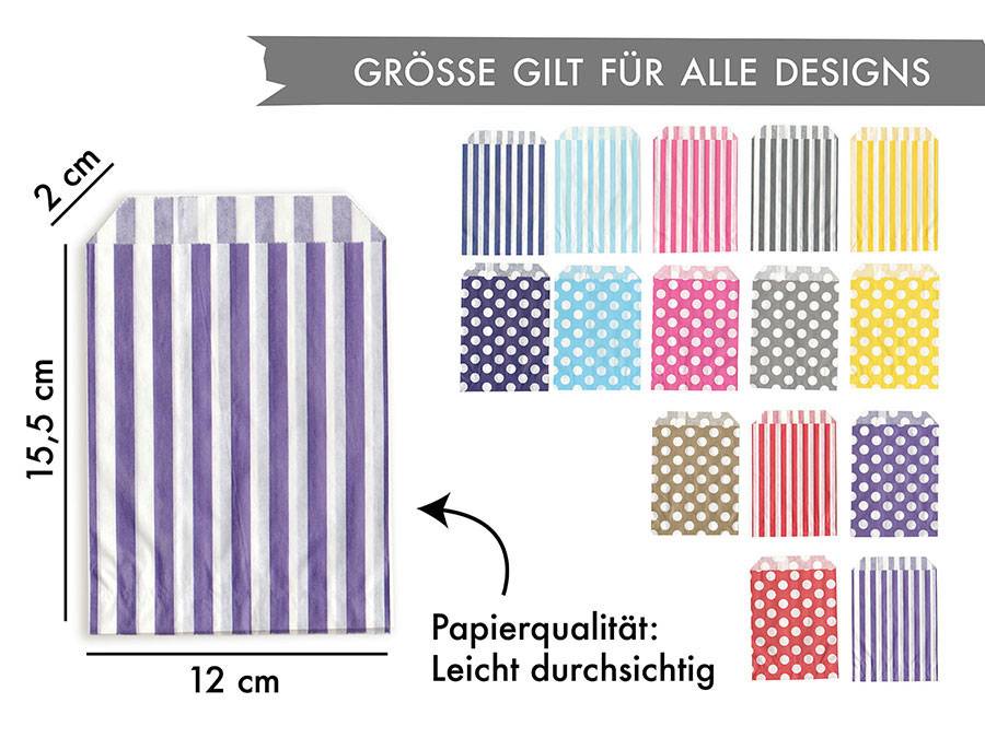Renna Deluxe 50 Papiertüten viele Farben Speichern exportieren