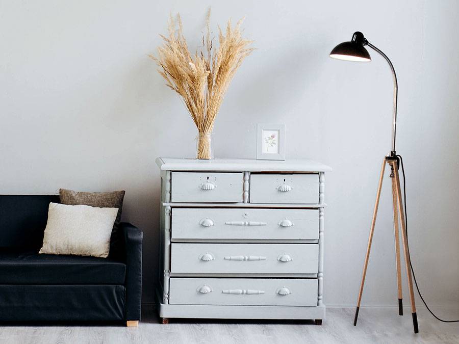 Renna Deluxe Lampengestell Stativ 90 aus Eiche Begrenztes Angebot