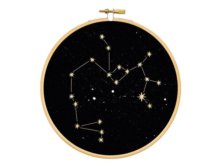 Renna Deluxe Schütze Sternzeichen Bild im Stickrahmen Online Shopping