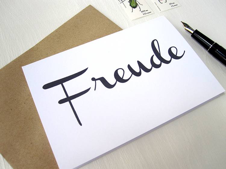 Renna Deluxe FREUDE // Klappkarte Exklusive Angebote