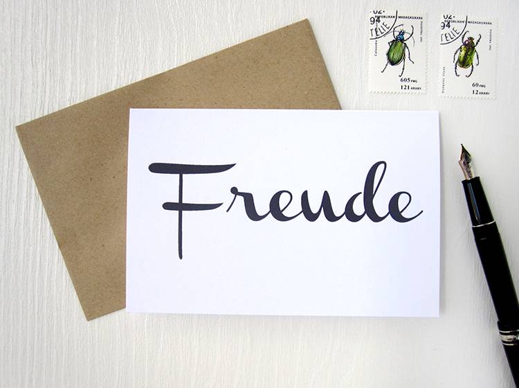 Renna Deluxe FREUDE // Klappkarte Exklusive Angebote