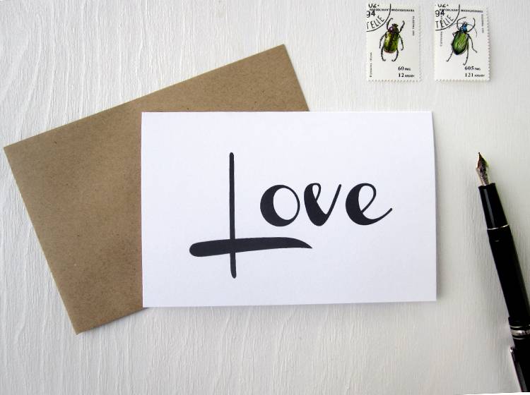 Renna Deluxe LOVE // Klappkarte Blitzangebot