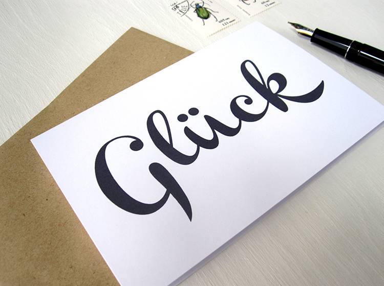 Renna Deluxe Glück // Klappkarte Große Rabatte