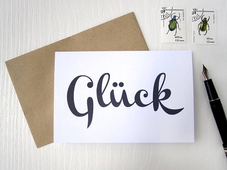 Renna Deluxe Glück // Klappkarte Große Rabatte