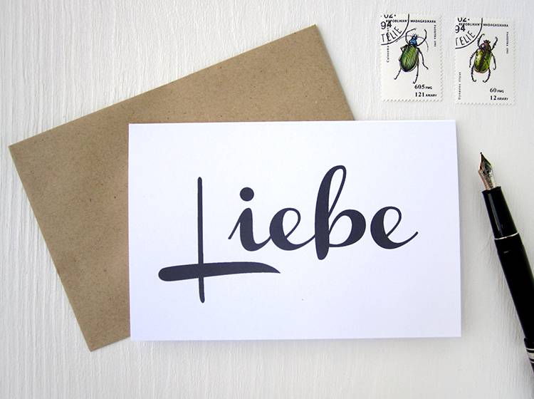 Renna Deluxe LIEBE // Klappkarte Neuheiten