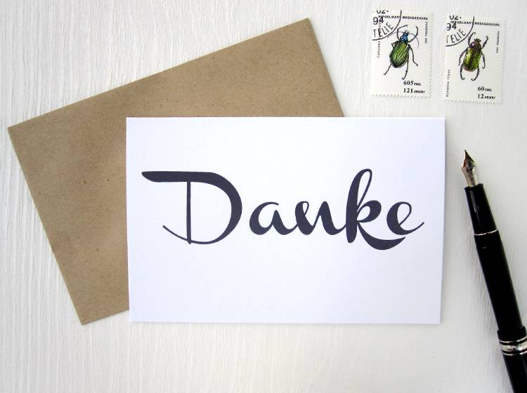 Renna Deluxe Danke // Klappkarte Saisonale Angebote