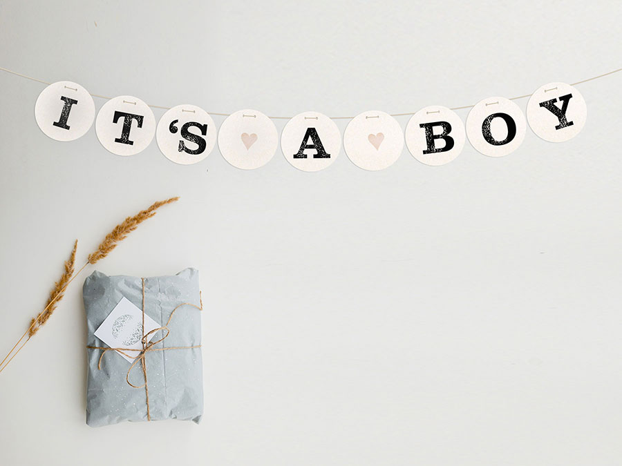 Renna Deluxe IT’S A BOY Girlande Riesige Ersparnisse