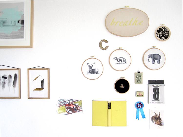 Renna Deluxe Bär _ Bild im Stickrahmen Sonderangebot der Fabrik